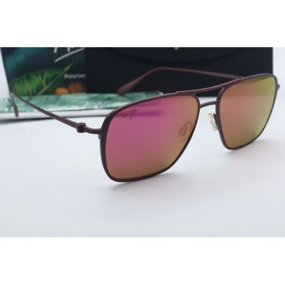 Maui Jim Beaches MJ 541-07M Maui Rose Aviator Sunglasses Maui Rose polarized - Picture 4 of 6